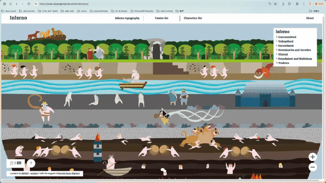 Tiscovery | From Hell to the Stars: Three Poetic Interactive Websites