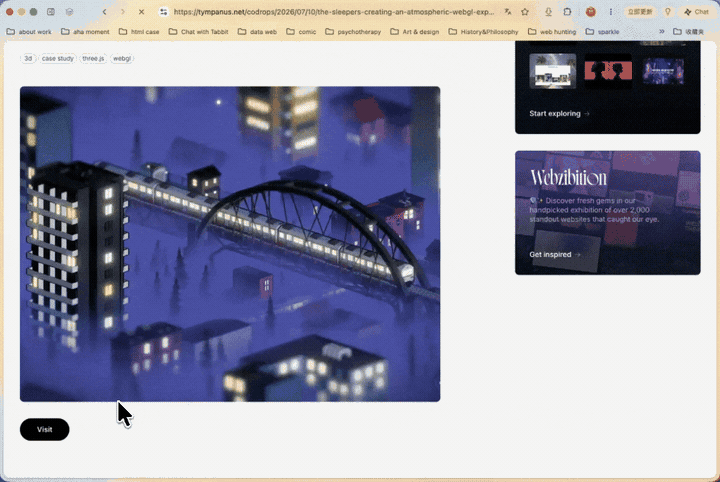Exploring a creative front-end demo on Codrops