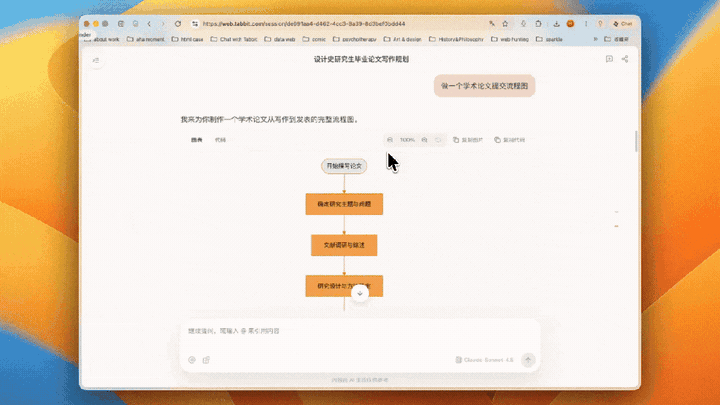 Zooming a Mermaid diagram in Tabbit