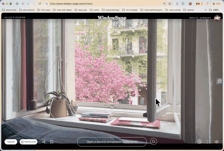 A window view from Berlin on WindowSwap