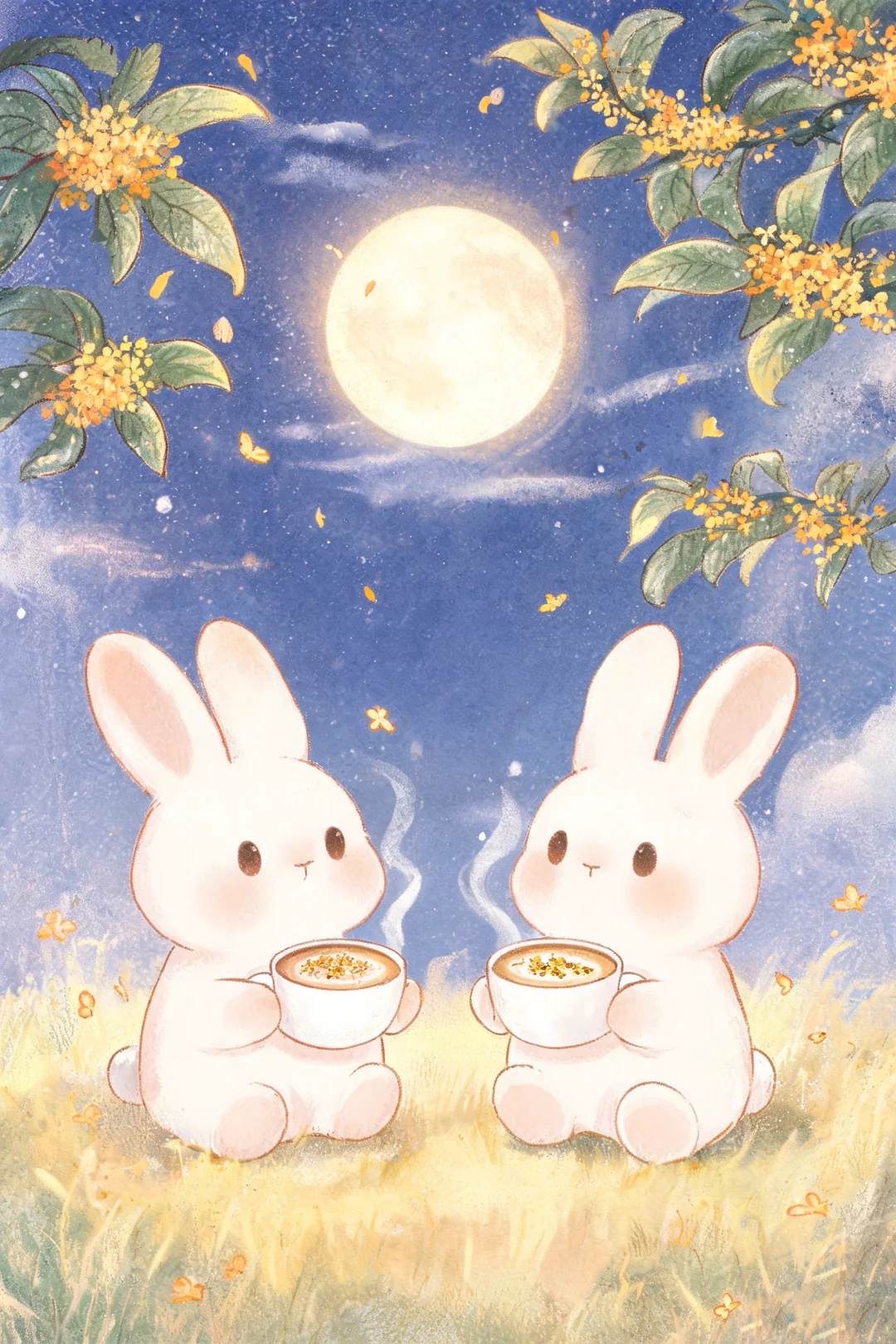 Happy Mid-Autumn Festival from Tabbit! — illustration