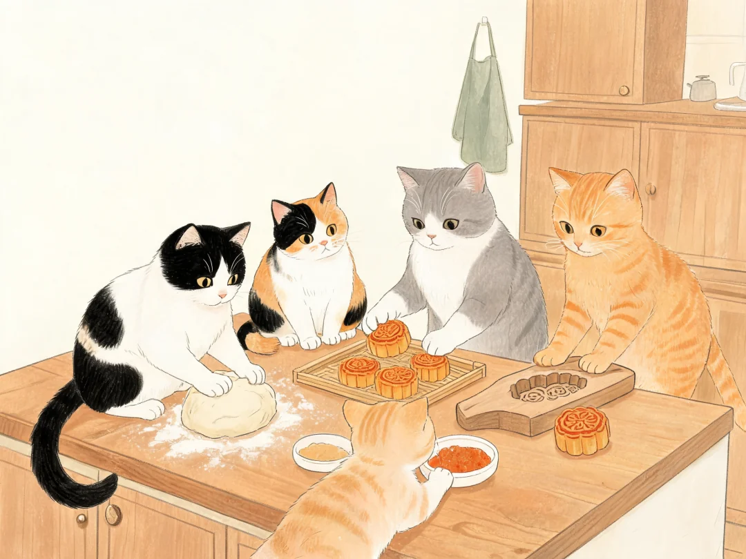 Happy Mid-Autumn Festival from Tabbit! — illustration